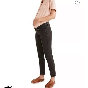 Madewell Maternity side- Panel Perfect Vintage Straight Jean 30 EUC
